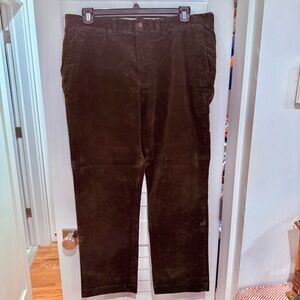 Polo Ralph Lauren Brown Corduroy Pants Sz 38 X 32 Classic Fit Mens Stretch